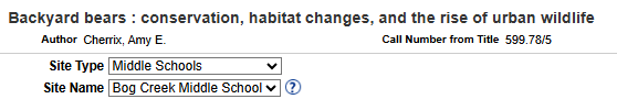 Add Copies page at district level with Site Type and Site Name drop-downs.